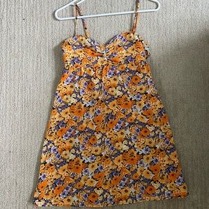 Colorful floral dress